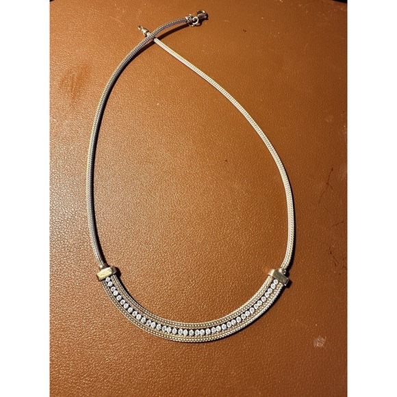 Vintage JCM 925 Italy CZ Necklace 18